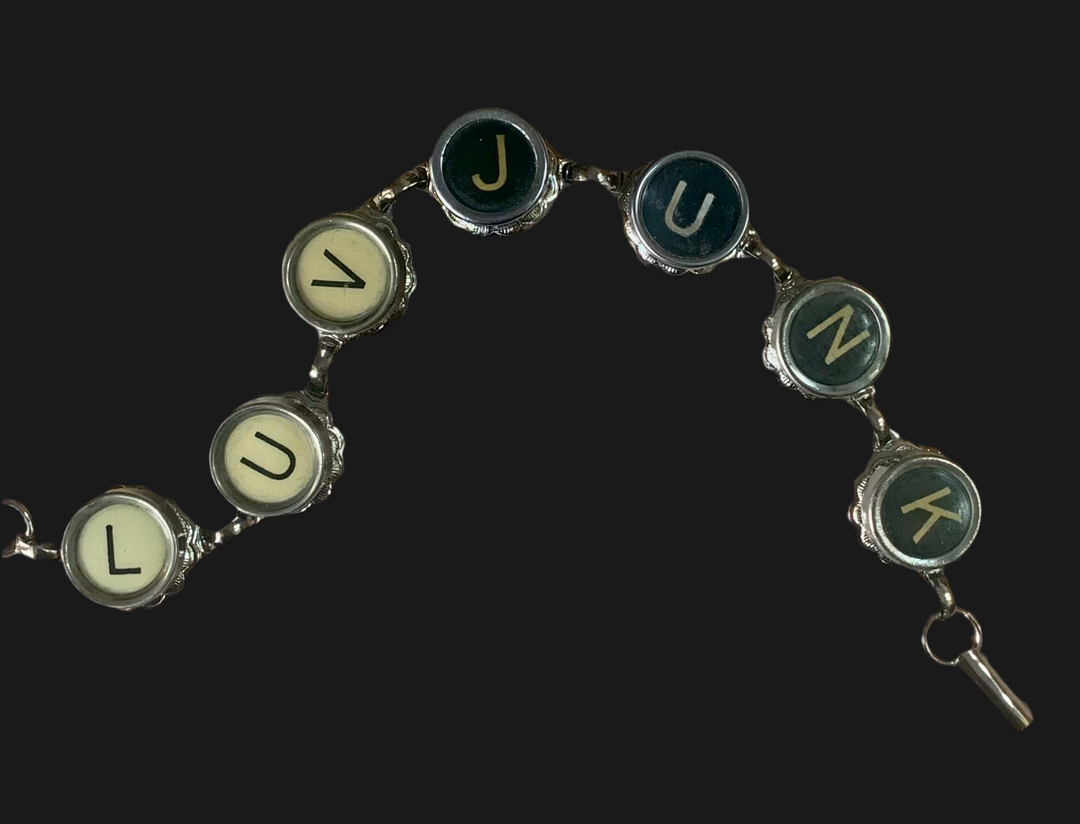 Typewriter Key Bracelets Closures Remnants